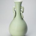 Pear-Shaped Vase with Dragon-Head Ring Handles, Yuan dynasty (1279–1368), 14th century
