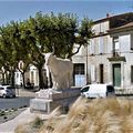 Rond-point à Beaucaire