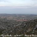 Panoramique d'Opoul-Périllos vu d'en haut