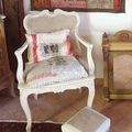 Fauteuil Mise en demeure style Louis XV