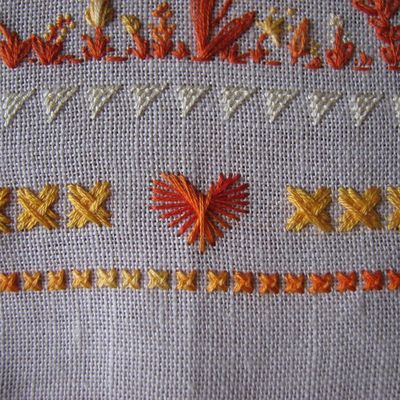 Broderie - SAL Bannière surprise - Semaines 20, 21 et 22 