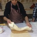Des croissants à l'atelier pâtisserie du temps d'accueil des enfants et des jeunes adultes de jeudi dernier 8 à Ourika Tadamoune