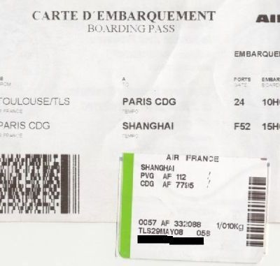 Quelques jours en Chine : J1, départ pour l'Empire du Milieu