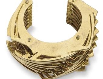 Claude Montana (B.1949). A "Throwing Star" Bangle, 1990s