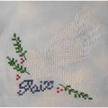 Neige, petites croix et ...foot