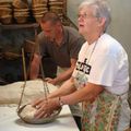 Fabrication du pain dans le temps fête du patrimoine pouldreuzic 