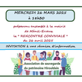 Invitation réunion 26 mars 2025