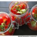 CONSERVES DE QUARTIERS DE TOMATES AUX AROMATES