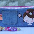 Trousse double compartiments pour petite fée...