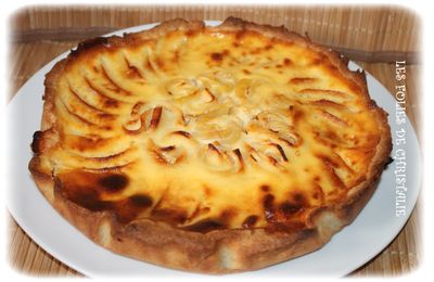 Tarte aux pommes très gourmande...