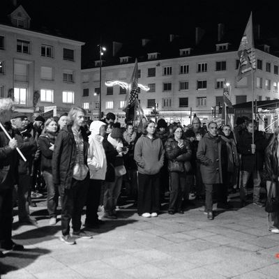 NON à la promulgation de la loi Immigration . Amiens le 23 décembre 2023