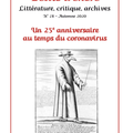 "Les Ami(e)s du Petit Pavé" dans la revue "Délits d'encre" n°28, Automne 2020.