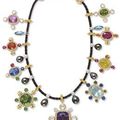 A multi-gem necklace, including the Tsar Alexander III amethyst, by Prince Dimitri. 