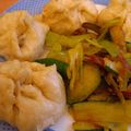 Petites brioches au porc au miel 