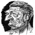 Vincent Cassel, croquis feutre