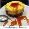 Cheesecake aux éclats d'amandes caramélisés