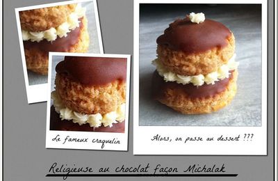 Religieuse au chocolat, fa&ccedil;on Maitre Michalak