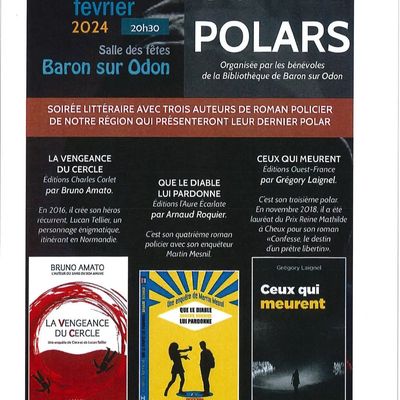 Soirée littéraire et salon du livre 