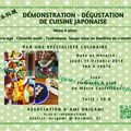 DÉMONSTRATION - DÉGUSTATION DE CUISINE JAPONAISE Vol 1 / Jeudi 11 Octobre 2018