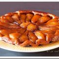 Tarte Tatin aux poires et caramel épicé