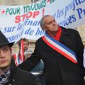 Amiens, manifestation d'élus communistes de Picardie 7 nov 2009