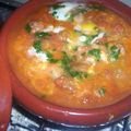 tajine de kefta aux oeufs