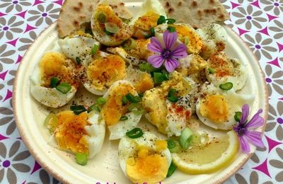 Les oeufs faciles d'Hassan au zaatar et au citron ( du chef Sami Tamimi )