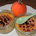 Une crème brûlée d'automne, blé noir et potimarron