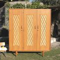 Armoire rotin vintage