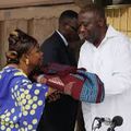 LE PRÉSIDENT LAURENT GBAGBO : JE SUIS VENU VOUS DEMANDER DE TRAVAILLER A LA RÉSURRECTION DE LA CÔTE D'IVOIRE.