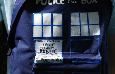 Un sac à dos Tardis pour les fans de Dr Who