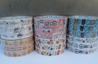 ✭ ✭ Nouveautés : Déco Tape, Masking Stickers, Fabric Stickers etc ...✭ ✭