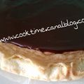 TARTE AU CHOCOLAT SUR FOND DE TARTE GENOISE 