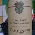Vino Nobile di Montepulciano Riserva 1990 de chez Carpineto (Guillaume)