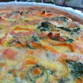 tarte aux carottes et fanes de carottes nouvelles - by Claire -