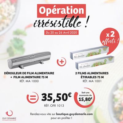 Offre promotionnelle Guy Demarle Dérouleur de film alimentaire