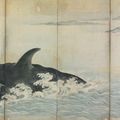 Makino Baisen (? - 1860), Whales and hunting boats