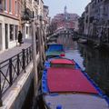 Venise, février 1993. 1, Barques et reflets (8)