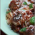 Spaghetti aux boulettes de viande