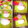¨°o.O Carte Poulette de Pâques / Easter Chick Card O.o°¨