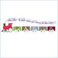 Déco chambre bébé : le petit train personnalisé