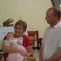 le 28 avril 2012 : le baptême de la nièce de mon