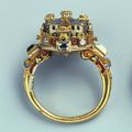 Ring with castle, maybe Italian, 2nd half of the 16th century