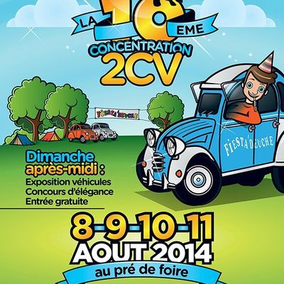Du 8 au 11 août 2014  Châtillon-sur-Indre