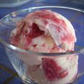 Glace aux Framboises & Fromage Blanc