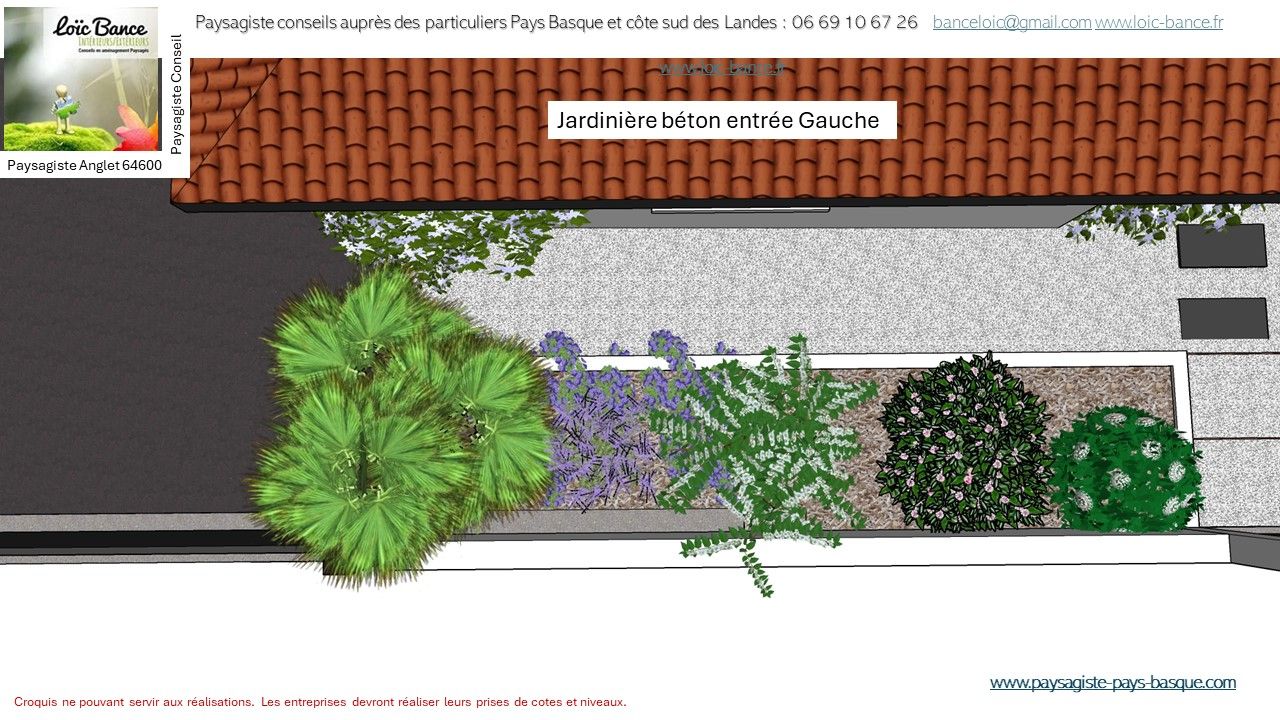 Paysagiste Anglet, Paysagiste conseils aux particuliers, plantations jardinières.