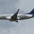 TAROM / B737-700W / YR-BGF / 04-08-2012 / SKYTEAM Colorsheme / Photo: Luengo Germinal.