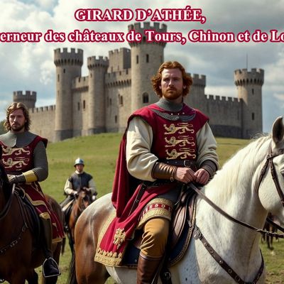 GIRARD D’ATHÉE -sur-Cher, gouverneur des châteaux de Tours, Chinon et de Loches
