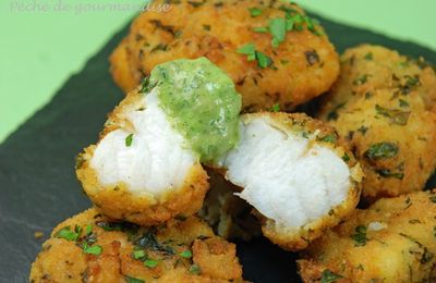 Lotte en croquettes aux herbes