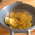 Citrons verts confits à l'huile d'olive